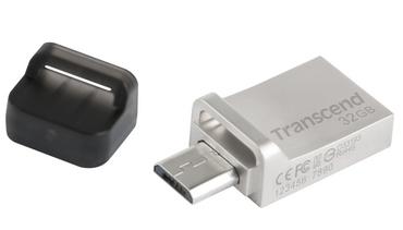 Памет Transcend 32GB, JF880, OTG, USB3.0, Silver