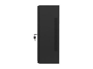 Комуникационен шкаф Lanberg rack cabinet 19' wall-mount 6U+3u/540x200 low-profile black (assembled)