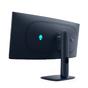 Монитор Dell Alienware AW3425DW , 34.2' CURVED QD-OLED 21:9 ,0.03ms GTG, WQHD (3440x1440), 240Hz, 1,500,000:1, 1000cd/m2, NVIDIA G-SYNC Compatible, AMD FreeSync Premium, HDR 400, 99.30% DCI-P3, HDMI, DP, USB, PIP, PBP, Height Adjustable, Swivel, Tilt, Bla