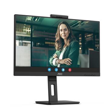 Монитор AOC Q27P3CW, 27' IPS WLED, 2560x1440@75Hz, 4ms GtG, 350cd/m2, 1000:1, DCR 20M:1, AdaptiveSync, FlickerFree, Low Blue Light, 5Wx2, Tilt, Height Adjust, Pivot, Swivel, 2xHDMI, DP, USB hub