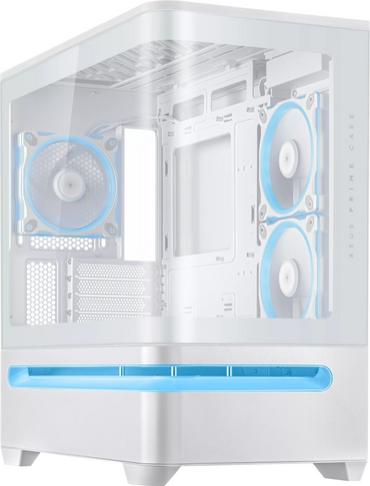 Кутия за компютър Asus Prime AP202 TG White