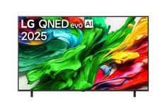 Телевизор LG 65QNED85A3C, 65' 4K QNED HDR Smart TV, 3840x2160, 120Hz Native (VRR 144Hz), DVB-T2/C/S2, Alpha 8 AI, HDR 10 PRO, webOS 25 ThinQ, 4K Upscaling, WiFi 6, Dolby Vision, FreeSync, Google Cast, Bluetooth 5.3, AirPlay 2, LAN, CI, HDMI, SPDIF, 2 pole