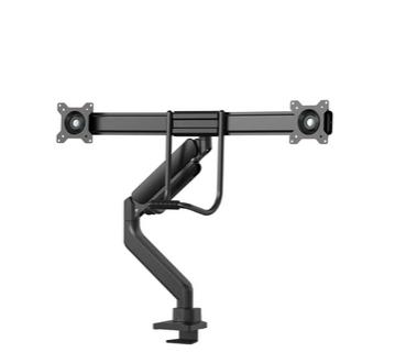 Стойка Neomounts by NewStar Screen Desk Mount 2 screens (topfix clamp & grommet), Black