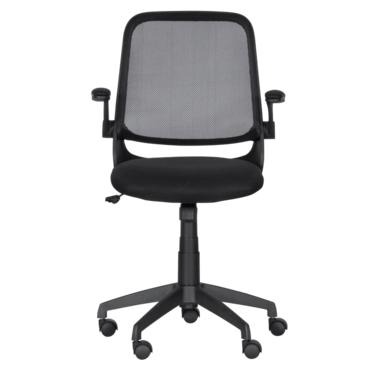 Работен стол АЛЕНА-сниман отпред, черен цвят