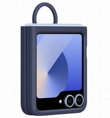 Калъф Samsung Galaxy Flip6 Silicone Case  Ring Navy