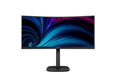 Монитор Philips 34B2U3600C, 34' Curved 1500R, VA, WLED, 3440x1440@120Hz, 4ms GtG, 300cd m/2, 3500:1, 50M:1 DCR, Adaptive Sync, FlickerFree, SoftBlue, 5Wx2, Tilt, Height Adjust, Swivel, HDMI, DP, USB hub