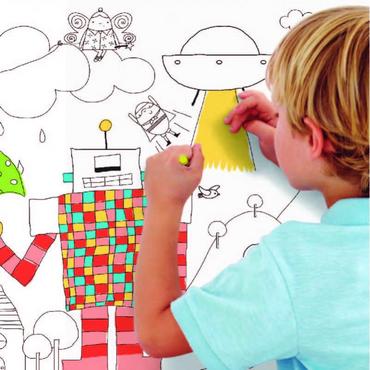 Самозалепваща ролка за оцветяване, 4х0.3 м