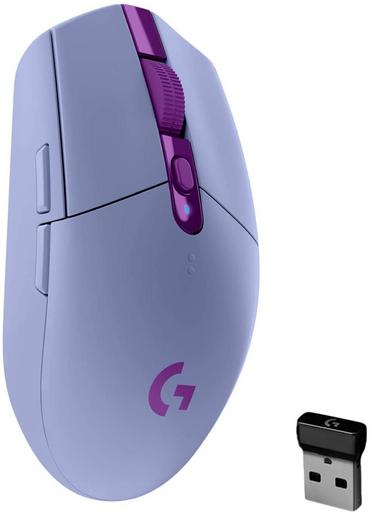 Мишка Logitech G305 LIGHTSPEED Wireless Gaming Mouse - LILAC - 2.4GHZ/BT - N/A - EER2 - G305