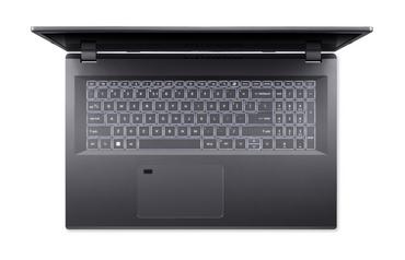 Лаптоп Acer Aspire 17, A17-51M-59K6, Intel Core 5 120U (up to 5.00GHz, 12MB), 17.3' FHD (1920x1080) IPS slim bezel LCD, 16GB DDR5 4600MHz, 512GB PCIe NVMe SSD, Intel UMA, FHD Cam,WiFi 6E, BT 5.1, Backlit Kbd, No OS, Steel Gray