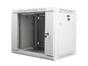 Комуникационен шкаф Lanberg rack cabinet 19' wall-mount 9U / 600x450 for self-assembly (flat pack), grey