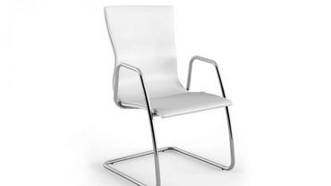 Посетителски стол АТИНА- хромирана база