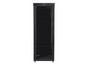 Комуникационен шкаф Lanberg rack cabinet 19' free-standing 42U/800x1000 (flat pack) with glass door lcd black v2