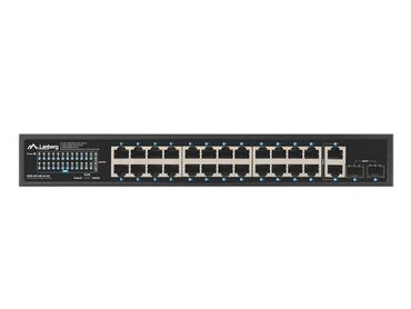 Комутатор Lanberg switch 24x 1GB poe+/2x GB 2x sfp rack 19' gigabit ethernet 250w