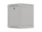 Комуникационен шкаф Lanberg rack cabinet 10' wall-mount 6U/300x300 (flat pack) with glass door grey
