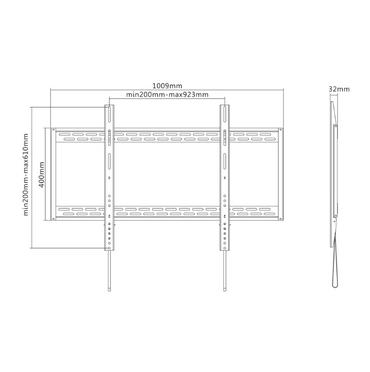 Стойка NewStar Flat Screen Wall Mount - ideal for Large Format Displays (fixed) - 125KG