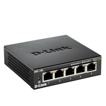 Комутатор D-Link 5-Port Gigabit Ethernet Metal Housing Unmanaged Switch