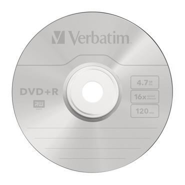 Медия Verbatim DVD+R AZO 4.7GB 16X MATT SILVER SURFACE (25 PACK)