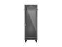 Комуникационен шкаф Lanberg rack cabinet 19' free-standing 32U/600X1000 (FLAT PACK) with glass door LCD black