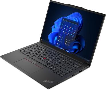 Лаптоп Lenovo ThinkPad E14 G6 AMD Ryzen 7 7735HS (up to 4.75GHz, 16MB L3), 16GB DDR5-4800, 512GB SSD, 14' WUXGA (1920x1200) IPS AG, AMD Radeon 680M Graphics, FHD&IR Cam, Backlit KB, WLAN, BT, 3 cell, FPR, DOS, 3Y Onsite