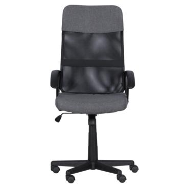 Работен стол ТЕОДОР- снимка отпред, сив цвят