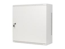 Комуникационен шкаф Lanberg rack cabinet 19' wall-mount 6U+3u/540x200 low-profile grey (assembled)