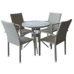 Ратанов комплект ДОБРИ412-Комплект от 4 стола и маса5