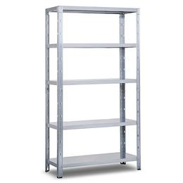 Метален стелаж FRT поцинкован 100х40х188 см 65 кг/рафт- 5 рафта