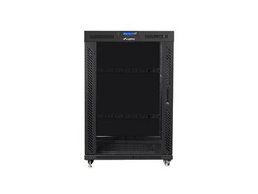 Комуникационен шкаф Lanberg rack cabinet 19' free-standing 22U/800x1000 (flat pack) with mesh door lcd black v2