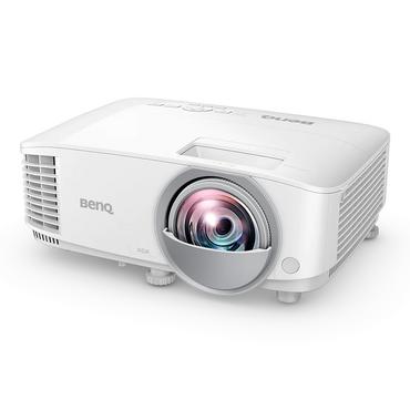 Мултимедиен проектор BenQ MX825STH, Short Throw, 81'@1m, XGA 1024X768, 3500 AL, 20000:1, VGA, RCA, S-Video, 2xHDMI, Audio In/Out, Speaker 10W, USB (Type A) x1, LAN (RJ45) x1, 2.6 Kg, IEC62368, Optional interactive kit(PW02/PT12)