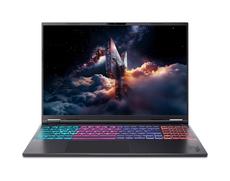 Лаптоп Acer Nitro 16S AI, AN16S-61-R352, AMD Ryzen AI 9 365 (10C/20T, up to 5.0GHz, 34MB), 16'WUXGA (2560x1600)IPS 180Hz,  1*16GB (1 slot free), 1024GB PCIe NVMe SSD, GeForce RTX 5070 8GB DDR7 848 AI TOPS, WiFi 6E, Micro SD, BT 5.3, No Os, Black