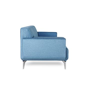 Диван триместен КОТРАГ VG 03 - сниман отдясно, син на цвят