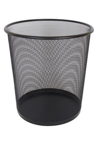 Метално кошче 11.5 литра мрежа черна