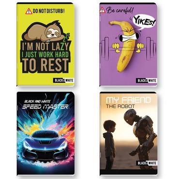 Тетрадка телчета А5 офсет 40 л малки квадратчета 20 бр