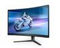 Монитор Philips Evnia 27M2C5500W, 27' Curved 1000R, Fast VA, WLED, 2560x1440@240Hz, 1ms GtG, 0.5ms MPRT, 400cd m/2, 3000:1, Mega Infinity DCR, Adaptive Sync, FlickerFree, LowBlue Mode, Tilt, Height Adjust, Swivel, 2xHDMI, 2xDP, USB hub