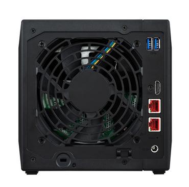 Мрежов сторидж Asustor AS5304T, 4-Bay NAS, Intel Celeron J4105 Quad-Core 1.5 GHz (burst up 2.5 GHz), 4 GB SO-DIMM DDR4,4 x 2.5'/3.5' SATA3 HDD or SSD 2.5 GbE x 2, USB 3.2 Gen 1 Type A x 3, WOW (Wake on WAN), WOL, System Sleep Mode, AES-NI hardware encrypt