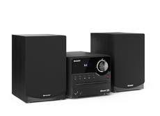 Аудио система Sharp Audio Systems XL-B512(BK), HI-FI MICRO SYSTEM, 45W total max power output, FM PLL tuner, Bluetooth v5.0, CD player, USB, 3.5mm Aux-in / line-in, wooden speaker, Black