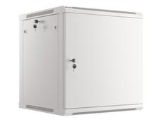 Комуникационен шкаф Lanberg rack cabinet 19' wall-mount 12U/600x600 for self-assembly with metal door grey (flat pack)