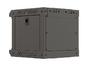 Комуникационен шкаф Lanberg rack cabinet 10' wall-mount 4U/300x300 (flat pack) with glass door black