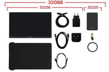Монитор Verbatim Portable 14' FHD Touch Monitor LIGHT with Wireless Power Supply incl. Power Bank 5000mAh