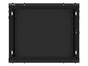 Комуникационен шкаф Lanberg rack cabinet 19' wall-mount 9U/600x600 for self-assembly with metal door black (flat pack)