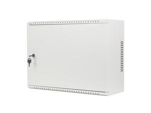 Комуникационен шкаф Lanberg rack cabinet 19' wall-mount 4U+3u/540x200 low-profile grey (assembled)