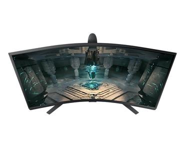 Монитор Samsung 32BG650 32' Odyssey G6 Smart, Curved 1000R, VA, 240 Hz, 1 ms GTG, 2560x1440, 350 cd/m2, 2500:1 Contrast, Eye Saver, Flicker Free, AMD FreeSync Premium Pro, DP 1.4, 2xHDMI 2.1, 2xUSB, Wi-Fi, Bluetooth, Speakers, Tizen, Black