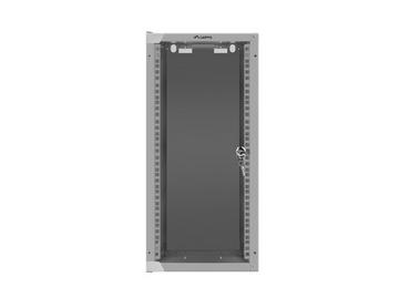Комуникационен шкаф Lanberg rack cabinet 10' wall-mount 12U/280x310 for self-assembly with glass door grey (flat pack)