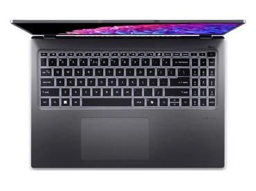 Лаптоп Acer Swift Go16, SFG16-72-7964, Intel Core Ultra 7 155H (up to 4.80 GHz, 24MB), 16' 3.2K OLED 120Hz, 32GB LPDDR5,1024GB PCIe NVMe SSD, Intel UMA, AX+BT 6E, CR Micro SD, QHDCamera, FPR, Win 11 Home, Gray