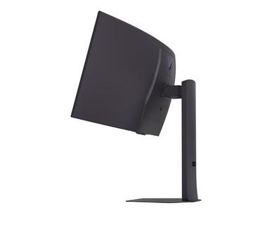 Монитор LG 34GX900A-B, 34', OLED UltraGear 21:9 Curved, IPS 0.03 ms, WQHD (3440x1440), 240Hz, HDR 10, 1500000:1, 250 cd/m2, DCI-P3 98.5%, VRR, Free-sync, G-Sync, USB-C, PD 65W, HDMI, DP, PBP, Speakers 7Wx2, LG Switch, Height, Swivel, Tilt, Black