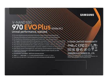 Твърд диск Samsung SSD 970 EVO Plus 2 TB M.2, PCIe Gen 3.0 x4 NVMe 1.3, V-NAND 3-bit MLC, Phoenix Controller, 256-bit Encryption, 2 GB DDR4 SDRAM, Read 3500 MB/s Write 3300 MB/s