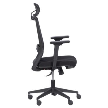 Директорски стол ВАЛТЕР- черен, с черна полипропиленова база