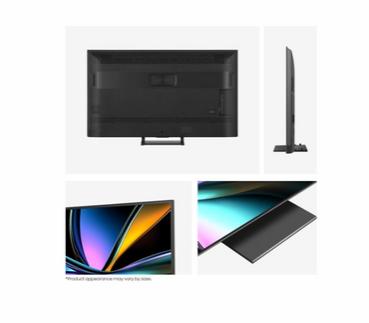 Телевизор Hisense 55'U7Q Pro, 4K Ultra HD 3840x2160, ULED, FALD, Quantum Dot, 165Hz, IPS, HDR 10+, HLG, Dolby Vision IQ, Dolby Atmos, Smart TV, WiFi 5GHz, WiFi Direct, BT, Anyview Cast,light sensor,Solar Powered Remote, 4xHDMI, 2xUSB, LAN, CI+, DVB-T2/C/S