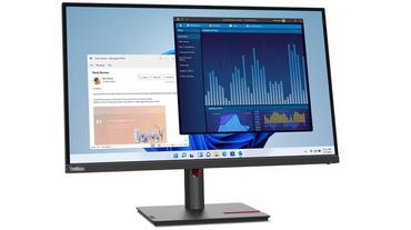 Монитор Lenovo ThinkVision T27p-30 27', IPS, WLED, AG, 4ms, 350 cd/m?, 1300:1, 3840x2160, 60Hz, Tilt, Swivel, Pivot, Height Adjust Stand, 4x USB 3.2, 1x USB-C, HDMI, DP, RJ45