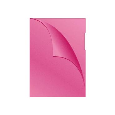 Джоб за документи L образен матиран 120 микр 100 бр-розов